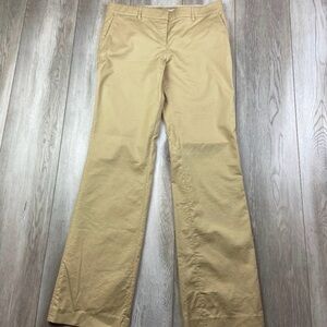 Tory Burch Tan Straight Leg Pants